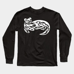 Tribal Otter Tattoo Long Sleeve T-Shirt